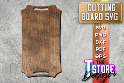 Cutting Board Laser Cut | Kitchen SVG | Home Design | CNC File SVG The T Store Design 