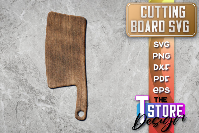 Cutting Board Laser Cut | Kitchen SVG | Home Design | CNC File SVG The T Store Design 
