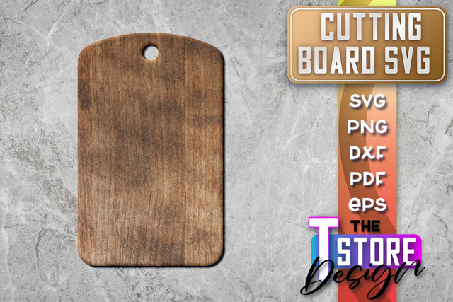 Cutting Board Laser Cut | Kitchen SVG | Home Design | CNC File SVG The T Store Design 