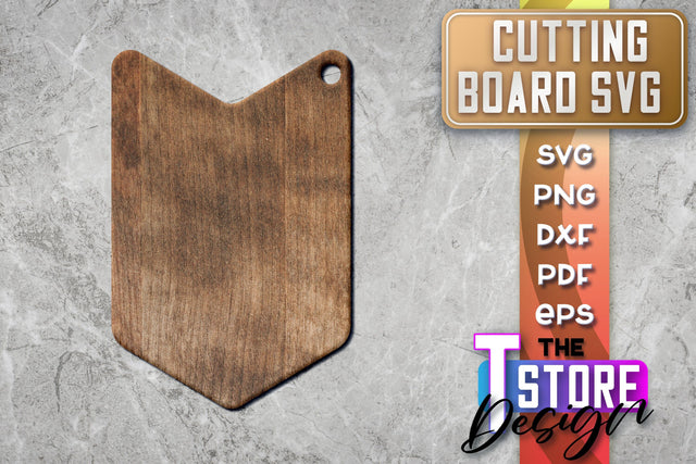 Cutting Board Laser Cut | Kitchen SVG | Home Design | CNC File SVG The T Store Design 