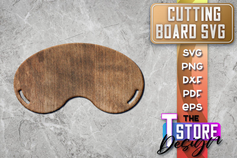 Cutting Board Laser Cut | Kitchen SVG | Home Design | CNC File SVG The T Store Design 