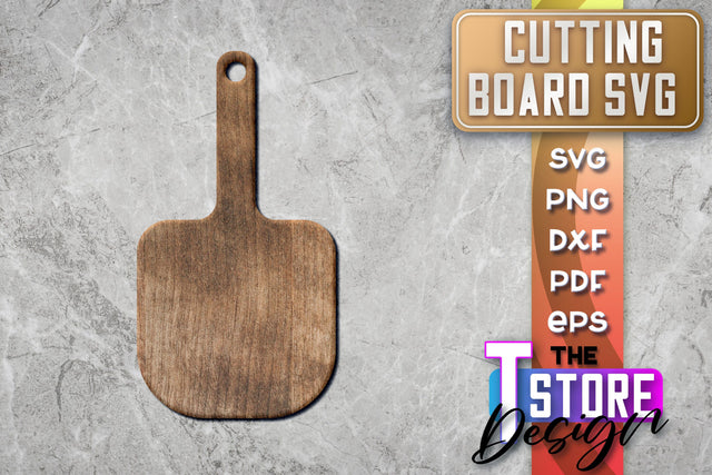 Cutting Board Laser Cut | Kitchen SVG | Home Design | CNC File SVG The T Store Design 