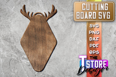 Cutting Board Laser Cut | Kitchen SVG | Home Design | CNC File SVG The T Store Design 