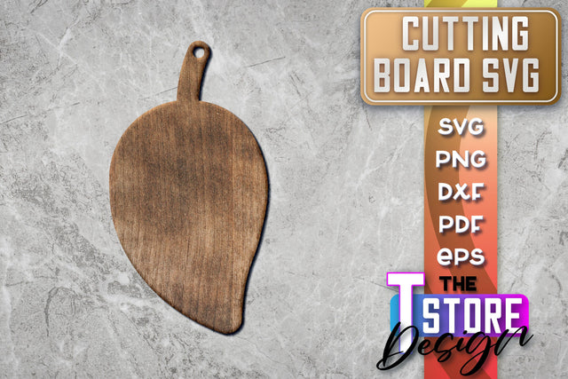 Cutting Board Laser Cut | Kitchen SVG | Home Design | CNC File SVG The T Store Design 