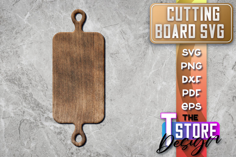 Cutting Board Laser Cut | Kitchen SVG | Home Design | CNC File SVG The T Store Design 