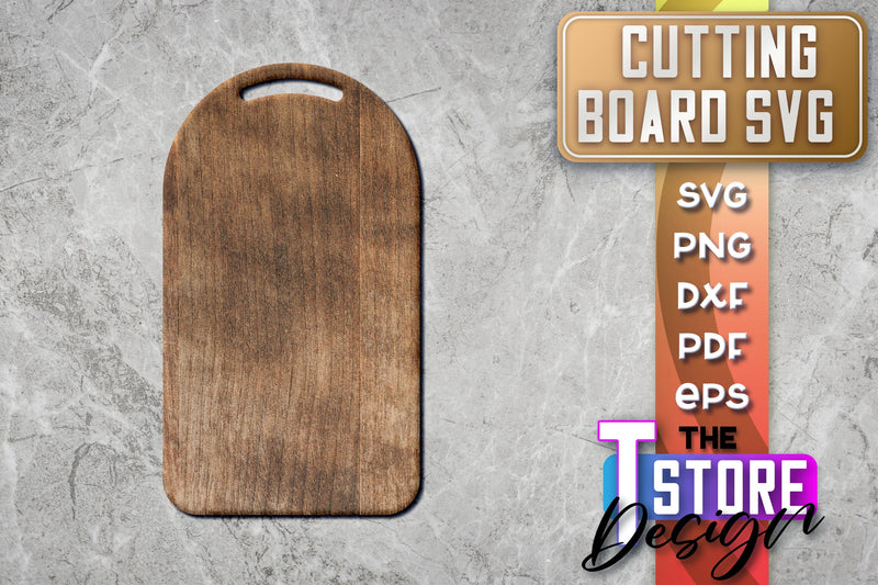 Cutting Board Laser Cut | Kitchen SVG | Home Design | CNC File SVG The T Store Design 