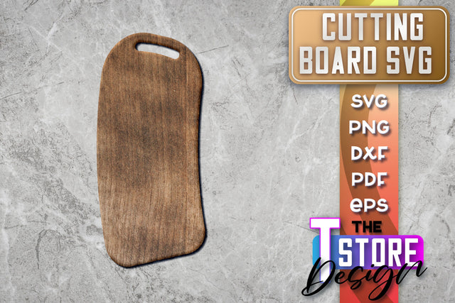 Cutting Board Laser Cut | Kitchen SVG | Home Design | CNC File SVG The T Store Design 