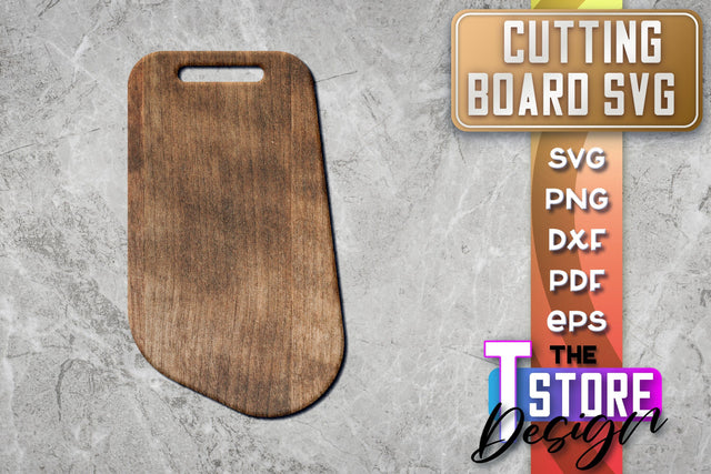 Cutting Board Laser Cut | Kitchen SVG | Home Design | CNC File SVG The T Store Design 