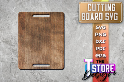 Cutting Board Laser Cut | Kitchen SVG | Home Design | CNC File SVG The T Store Design 
