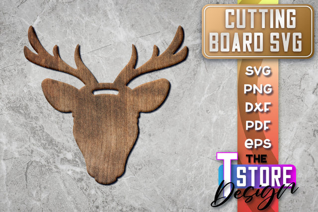 Cutting Board Laser Cut | Kitchen SVG | Home Design | CNC File SVG The T Store Design 