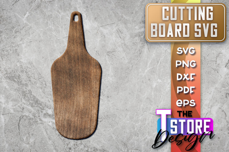 Cutting Board Laser Cut | Kitchen SVG | Home Design | CNC File SVG The T Store Design 