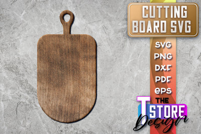 Cutting Board Laser Cut | Kitchen SVG | Home Design | CNC File SVG The T Store Design 