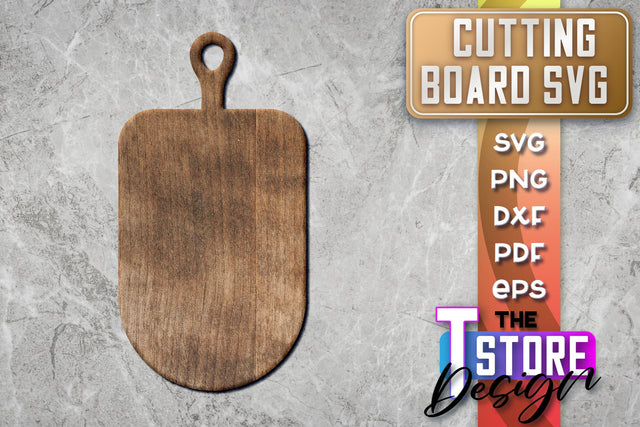 Cutting Board Laser Cut | Kitchen SVG | Home Design | CNC File SVG The T Store Design 