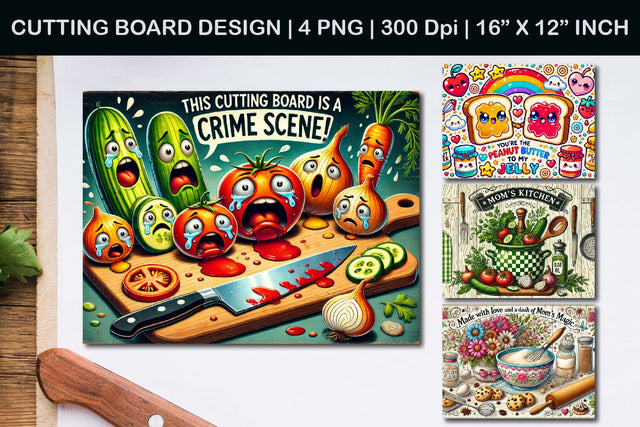 Cutting Board , Mom Kitchen, Funny Sublimation SVG Paper Switch 