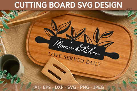 Cutting board SVG bundle Kitchen quotes svg Glowforge svg SVG Paperjamlab 