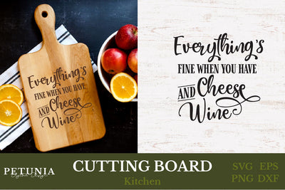 Cutting Board SVG | Funny Kitchen SVG SVG Petunia Digital Design 