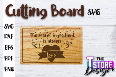 Cutting Board SVG | Kitchen Quotes SVG | Home Design | SVG File SVG The T Store Design 
