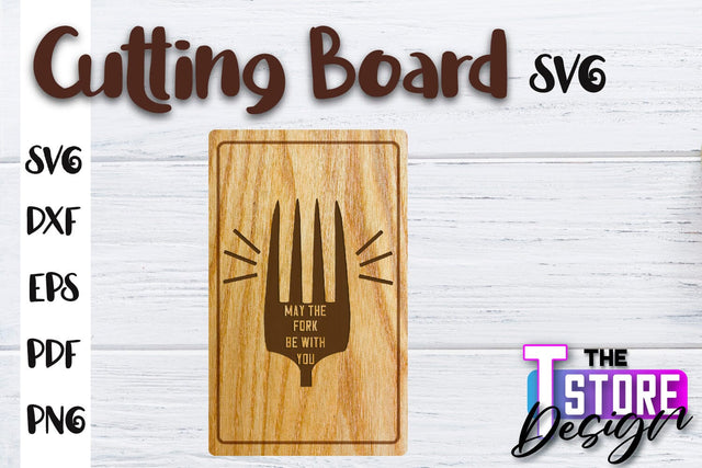 Cutting Board SVG | Kitchen Quotes SVG | Home Design | SVG File SVG The T Store Design 