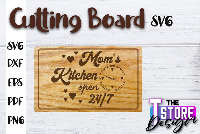 Cutting Board SVG | Kitchen Quotes SVG | Home Design | SVG File SVG The T Store Design 