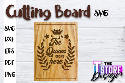 Cutting Board SVG | Kitchen Quotes SVG | Home Design | SVG File SVG The T Store Design 