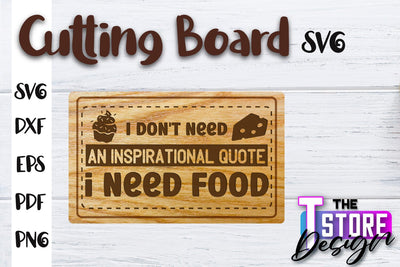 Cutting Board SVG | Kitchen Quotes SVG | Home Design | SVG File SVG The T Store Design 