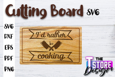 Cutting Board SVG | Kitchen Quotes SVG | Home Design | SVG File SVG The T Store Design 