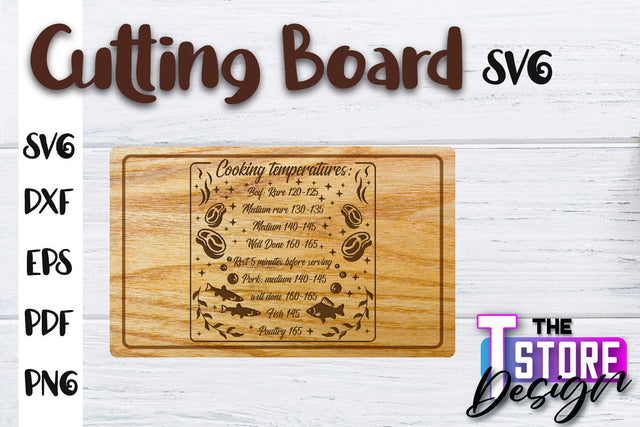 Cutting Board SVG | Kitchen Quotes SVG | Home Design | SVG File SVG The T Store Design 