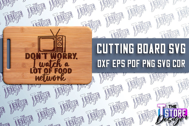 Cutting Board SVG | Kitchen Quotes SVG | Home Design | SVG File v.1 SVG The T Store Design 