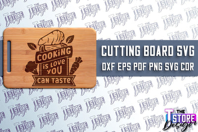 Cutting Board SVG | Kitchen Quotes SVG | Home Design | SVG File v.1 SVG The T Store Design 