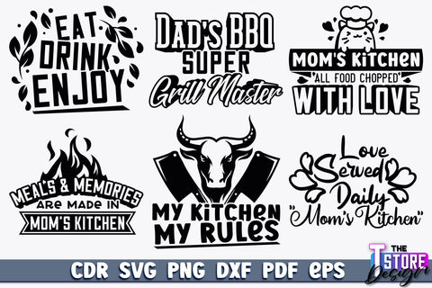 Cutting Board SVG | Kitchen Quotes SVG | Home Design | SVG File v.1 SVG The T Store Design 