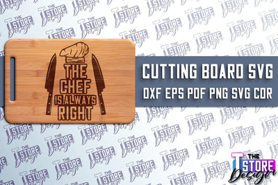 Cutting Board SVG | Kitchen Quotes SVG | Home Design | SVG File v.1 SVG The T Store Design 