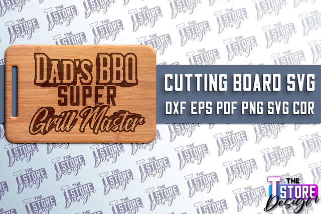 Cutting Board SVG | Kitchen Quotes SVG | Home Design | SVG File v.1 SVG The T Store Design 