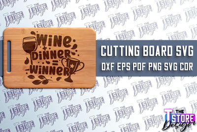 Cutting Board SVG | Kitchen Quotes SVG | Home Design | SVG File v.1 SVG The T Store Design 