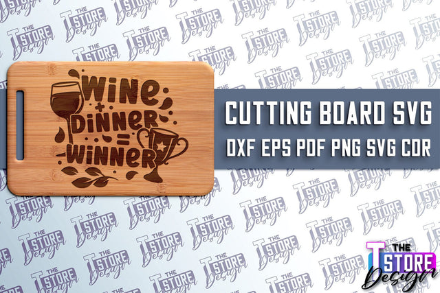 Cutting Board SVG | Kitchen Quotes SVG | Home Design | SVG File v.1 SVG The T Store Design 