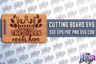 Cutting Board SVG | Kitchen Quotes SVG | Home Design | SVG File v.1 SVG The T Store Design 