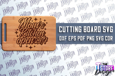 Cutting Board SVG | Kitchen Quotes SVG | Home Design | SVG File v.1 SVG The T Store Design 