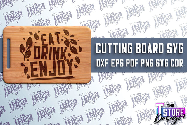 Cutting Board SVG | Kitchen Quotes SVG | Home Design | SVG File v.1 SVG The T Store Design 