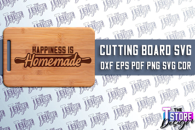 Cutting Board SVG | Kitchen Quotes SVG | Home Design | SVG File v.1 SVG The T Store Design 