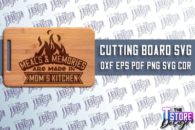 Cutting Board SVG | Kitchen Quotes SVG | Home Design | SVG File v.1 SVG The T Store Design 
