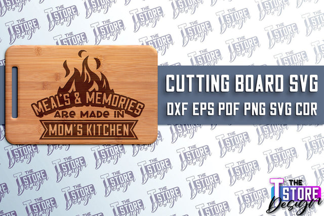 Cutting Board SVG | Kitchen Quotes SVG | Home Design | SVG File v.1 SVG The T Store Design 