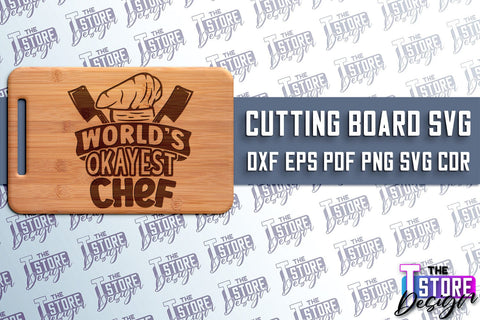 Cutting Board SVG | Kitchen Quotes SVG | Home Design | SVG File v.1 SVG The T Store Design 