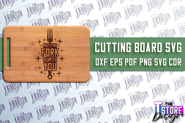 Cutting Board SVG | Kitchen Quotes SVG | Home Design | SVG File v.2 SVG The T Store Design 