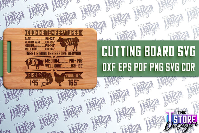 Cutting Board SVG | Kitchen Quotes SVG | Home Design | SVG File v.2 SVG The T Store Design 