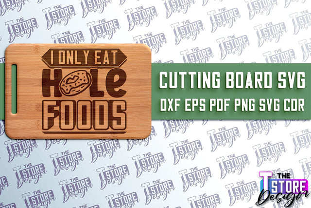 Cutting Board SVG | Kitchen Quotes SVG | Home Design | SVG File v.2 SVG The T Store Design 