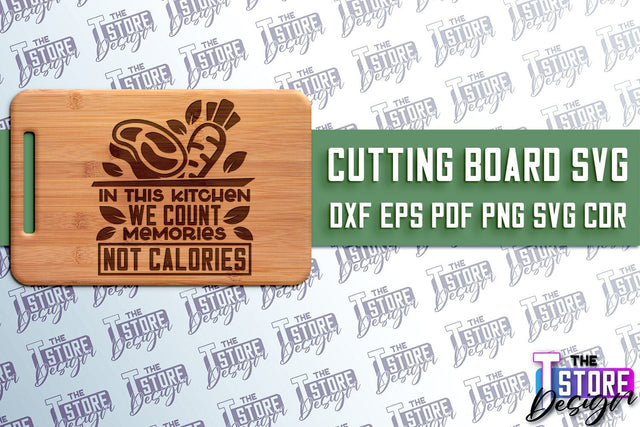 Cutting Board SVG | Kitchen Quotes SVG | Home Design | SVG File v.2 SVG The T Store Design 