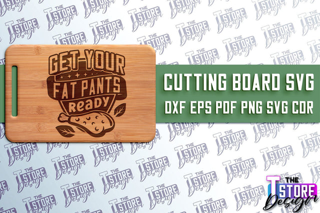 Cutting Board SVG | Kitchen Quotes SVG | Home Design | SVG File v.2 SVG The T Store Design 