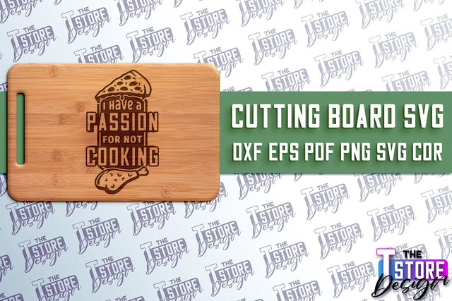 Cutting Board SVG | Kitchen Quotes SVG | Home Design | SVG File v.2 SVG The T Store Design 