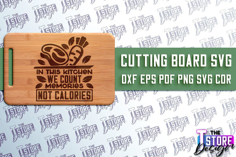Cutting Board SVG | Kitchen Quotes SVG | Home Design | SVG File v.2 SVG The T Store Design 