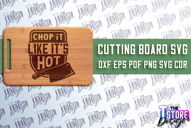 Cutting Board SVG | Kitchen Quotes SVG | Home Design | SVG File v.2 SVG The T Store Design 
