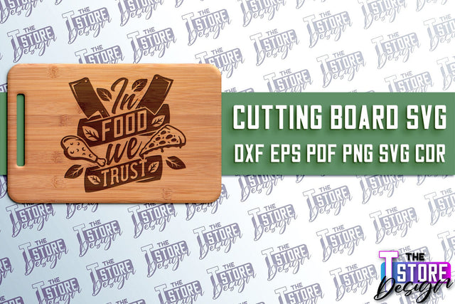 Cutting Board SVG | Kitchen Quotes SVG | Home Design | SVG File v.2 SVG The T Store Design 